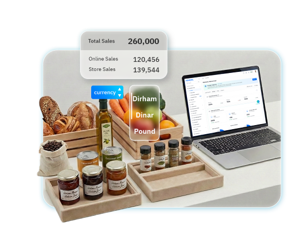 grocery market control panel grocery market control panel